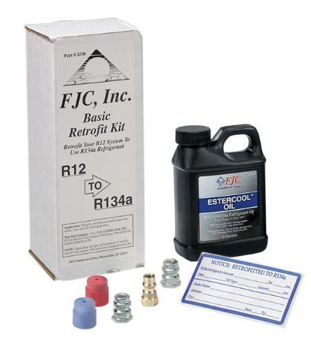 zmart FJC 2538 R-12→R-134a 変換 レトロフィット コンバージョンキット FJC 2538 R-12 to R-134a Retrofit Conversion Kit R134a バルブコアツール サービスバルブ エ 2ff9b857