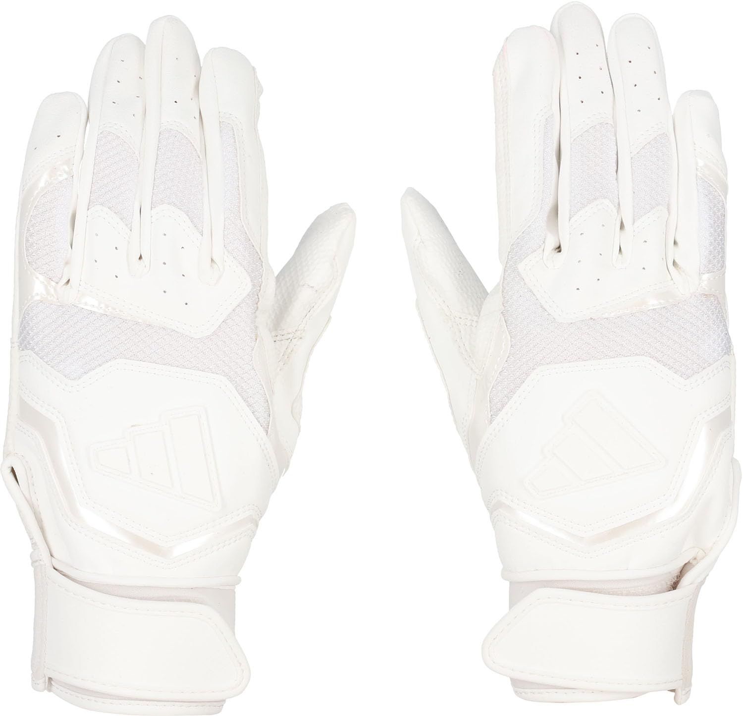 新品 adidas(アディダス) 野球 バッティング手袋 51 バッティンググラブ BASIC ホワイト(1100) S LBG404