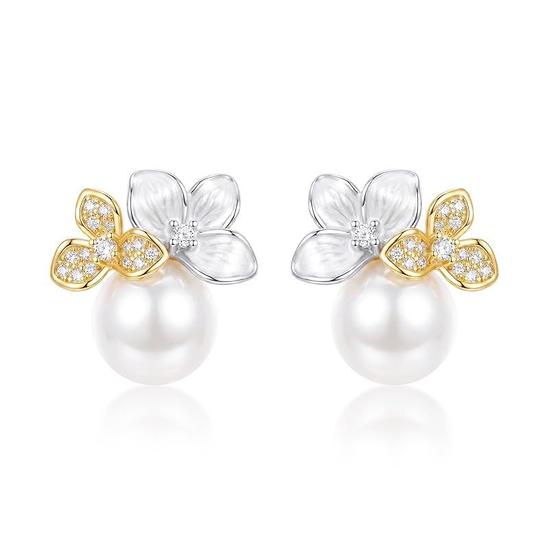 ピアス レディース 淡水パール ピアス つけっぱな【光のブーケ】18金メッキ 金属アレルギー対応 華やか両耳イヤリング レディース 母の日ギフトイヤリング 上品 華奢アクセサリー 彼女 妻 誕生日 記念日 贈り物 通勤女性へのプレゼントBOX付き