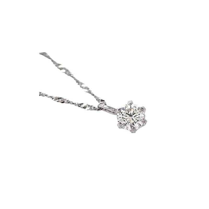 [ｂｙ∞ＧｅｍｓＫ] 【KASHIMA】プラチナ 0.1ct ダイヤモンド ペンダント ネックレス ギフトラッピング