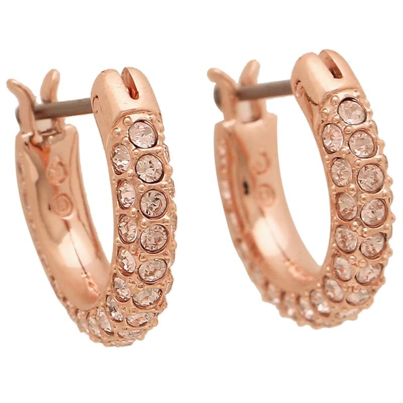 [スワロフスキー]ピアス アクセサリー レディース SWAROVSKI 5446008 ローズゴールド クリア [並行輸入品]