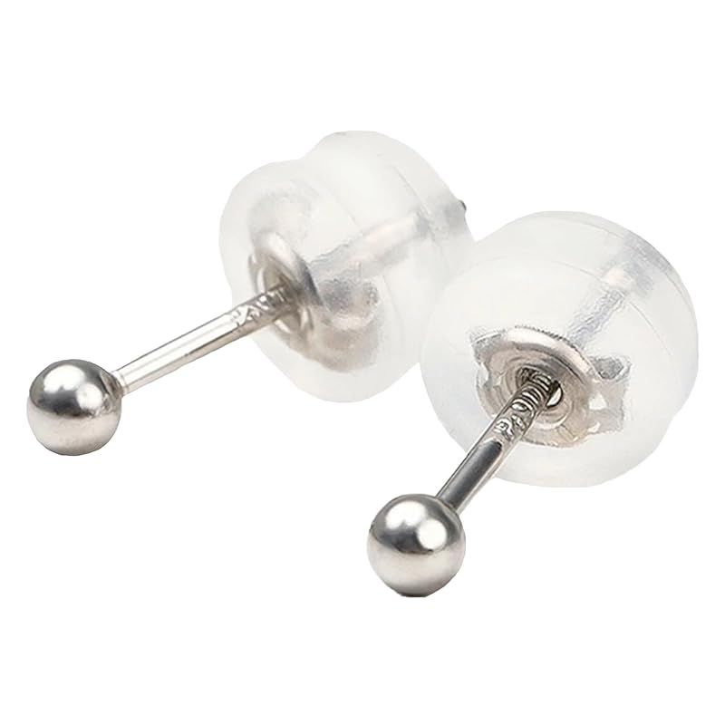 PLUSTER プラチナ ピアス つけっぱなし 両耳 2mm(金属アレルギー対応 本物) 丸玉 PT900 (ギフト ボックス セット)/ レディース メンズ ジュエリー アクセサリー 誕生日 クリスマス プレゼント 14,109円