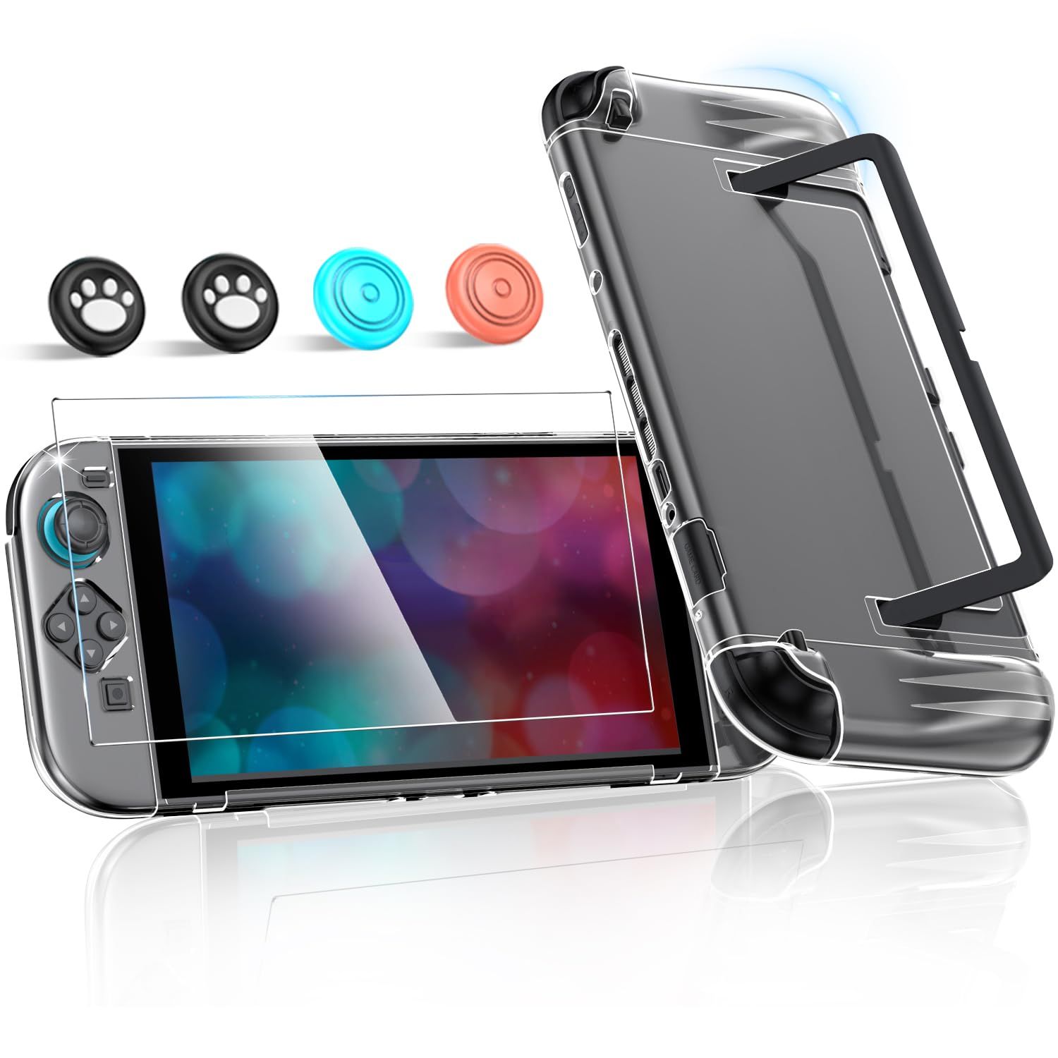 Switch 2 クリアケース ドック対応 アップグレード版 Vipfox スイッチ2