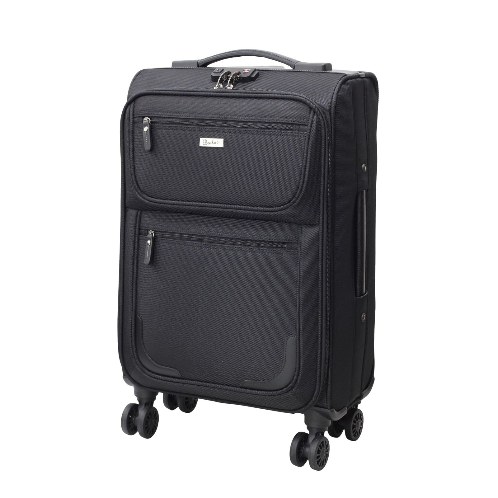 [ビータス] TSAロックソフトキャリーケース BSC-20 Sサイズ キャリーバッグ SUITCASE (ブラック) 1