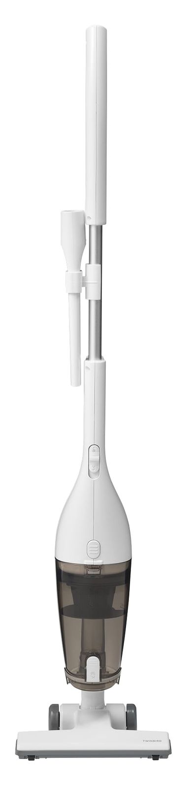 ☆新品☆TWINBIRD(ツインバード) 掃除機 コード式 スティック ハンディクリーナー サイクロン式 自立可能 軽量 2WAY 一人暮らし 新生活 オフィス ホワイト 白 ラクステ TC-E153W 9a881e12
