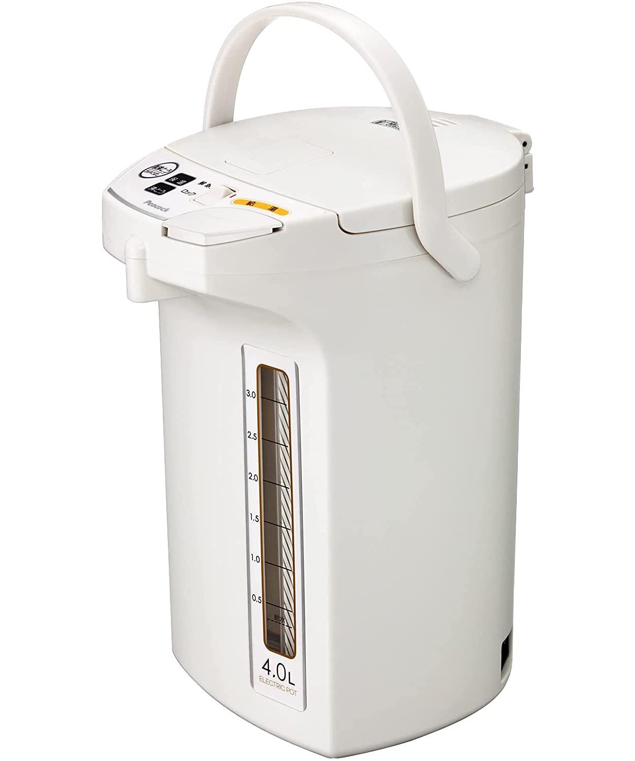 ☆新品☆【使いやすさを追求 大容量4L】 ピーコック 電気ポット 4リットル WEB限定モデル ホワイト WMJ-40 WA/安心機能 お手入れ簡単 保温機能 電動給湯 空焚き防止 ポット 保温ポット 湯沸かし 4l 4d0f4d84