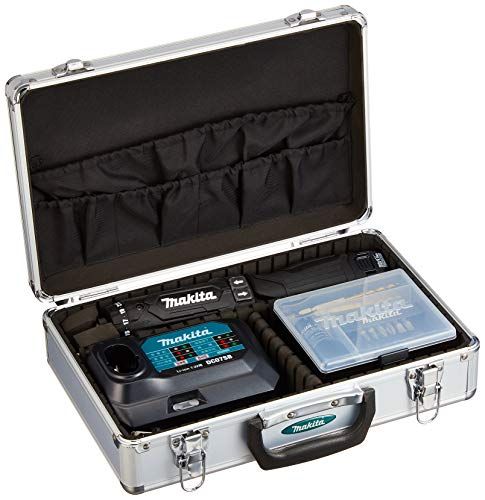 マキタ(Makita) 充電式ペンドライバドリル(黒) 7.2V 1.5Ah バッテリ2本・充電器・アルミケース付 DF012DSHXB 1