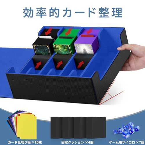 Mlikero デッキケース カードケース 大容量 2400枚収納 カードケース