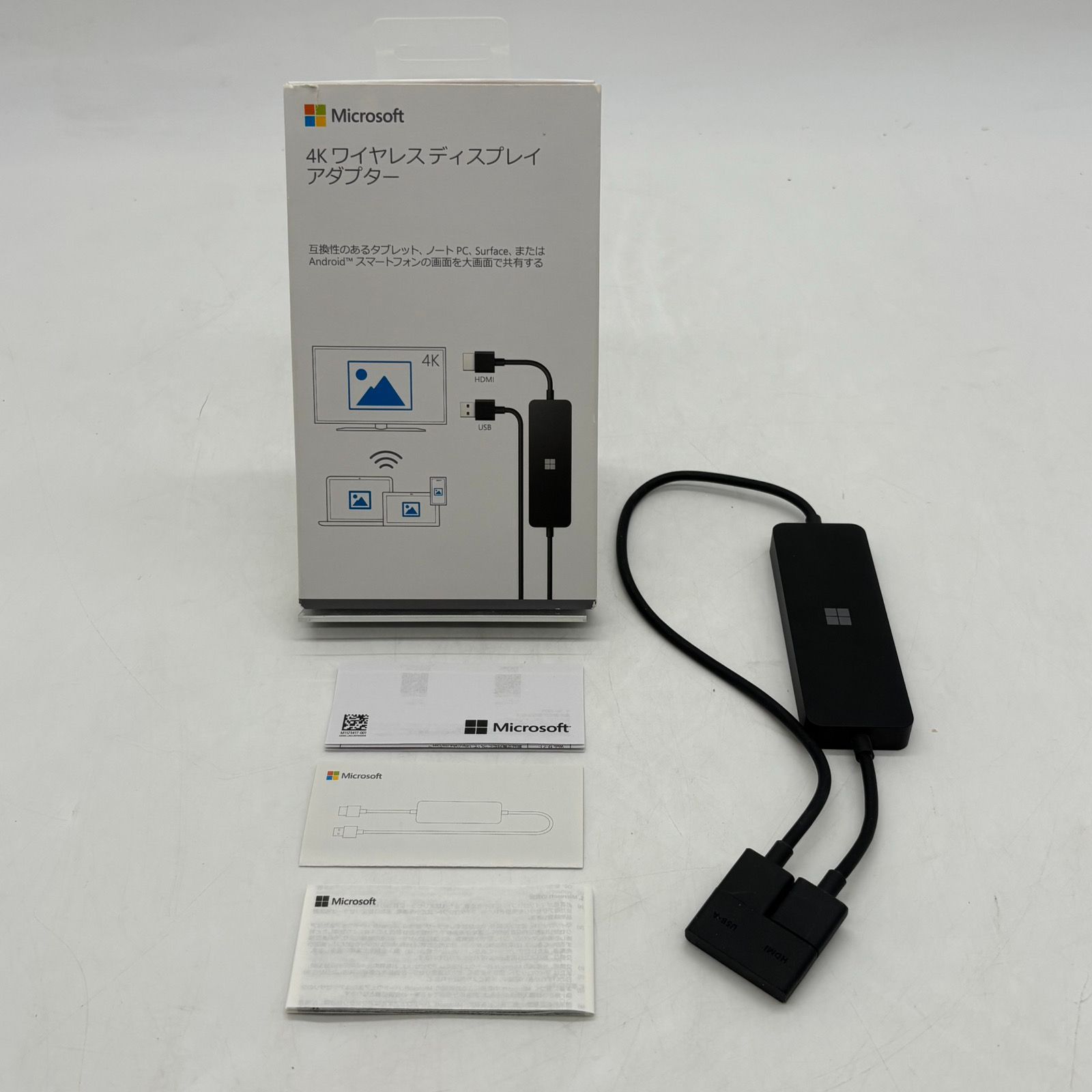 ノートPC Microsoft ワイヤレスディスプレイアダプター 完品