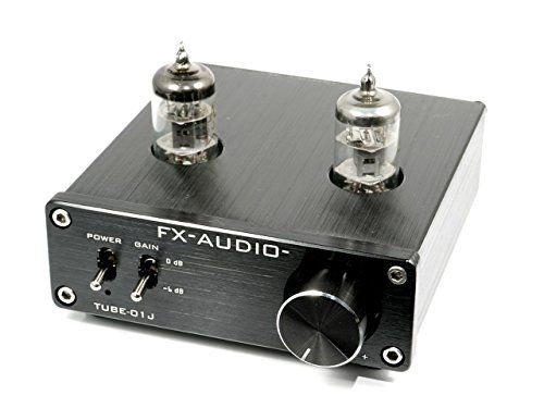 FX-AUDIO- TUBE-01J 真空管プリアンプ(ラインアンプ) NFJオリジナルモデル (ブラック)Y d9fd18fd
