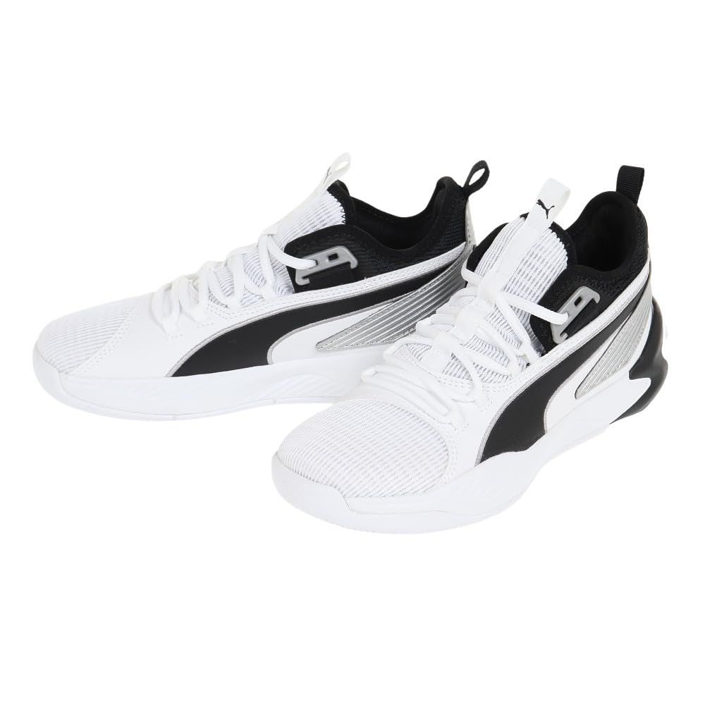 新品 プーマ（PUMA） ジュニアバスケットシューズ バッシュ アップロー BG 19483405（ホワイト/２２．５/Jr）