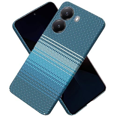 【Moilyo】Redmi Turbo 4 Pro/Xiaomi Poco F7用 ケース アラミド繊維製 極薄・軽量型 耐衝撃 シャオミPOCO F7 用 スマホカバー 指紋防止 カーボン調 耐久 全面保護ケース Poco F7カバー（Mo 706105c3