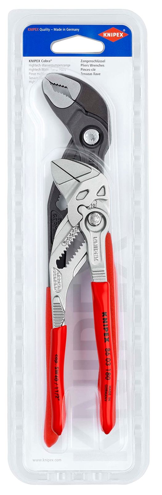 新品 クニペックス コブラ 250mm & プライヤーレンチ1 80mm 2点セット品 003120V03