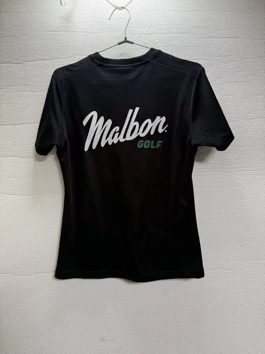 マルボンゴルフ Malbon ブラック 半袖 Tシャツ