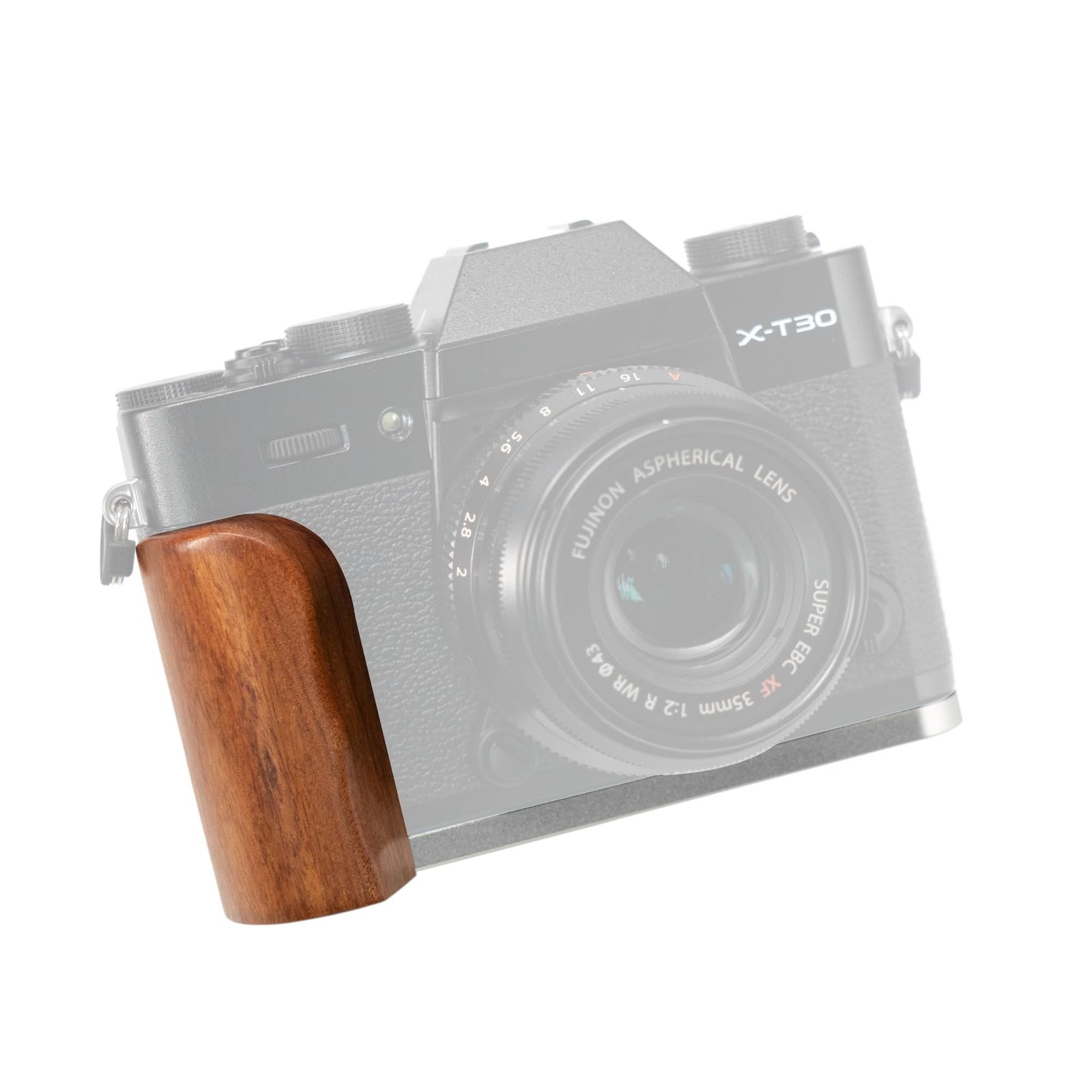 新品 SIUTATDSH カメラグリップ 対応 Fujifilm Fuji 富士 フイルム X-T30III / X-T30II / X-T30 / X-T20 カメラ適用 L型クイックリリースプレート、実木製ハンドル、三脚設置でき、軽量化 (砂漠鉄木?板)