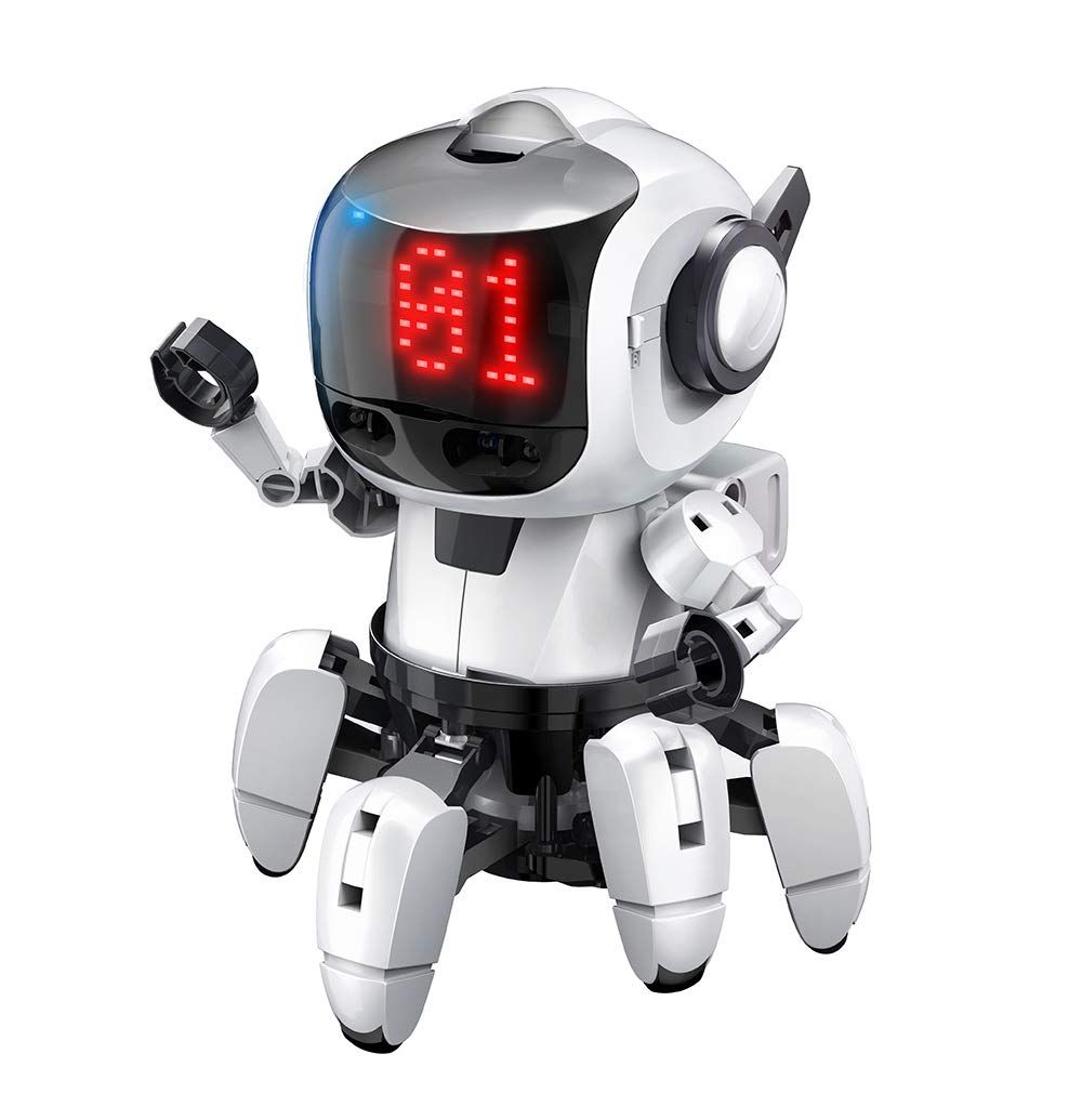 新品 ELEKIT エレキット フォロ (エレキット ロボット工作キット プログラミング・フォロ for PaletteIDE 赤外線レーダー搭載6足歩行ロボット )