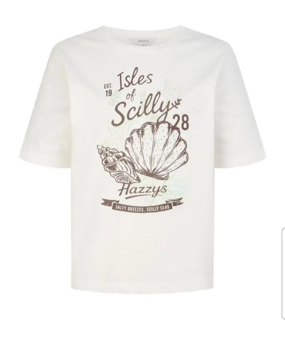 ヘジス レディース 26SS ルーズフィット Scilly Tシャツ xs 新