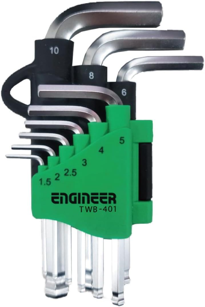 新品 ENGINEER エンジニア ボールポイントレンチセット ショートタイプ 9本組