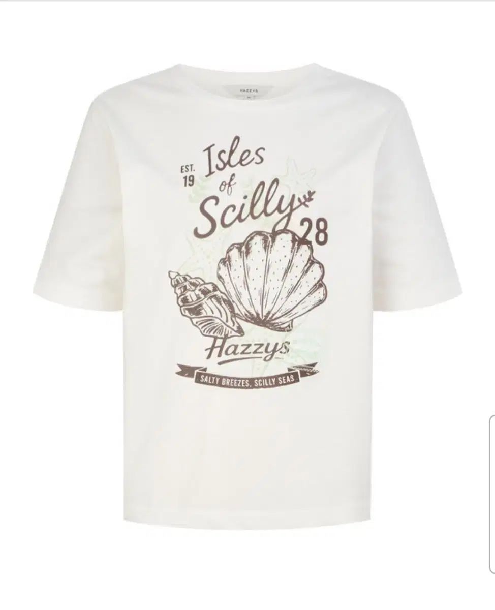 ヘジス レディース 26SS ルーズフィット Scilly Tシャツ xs 新