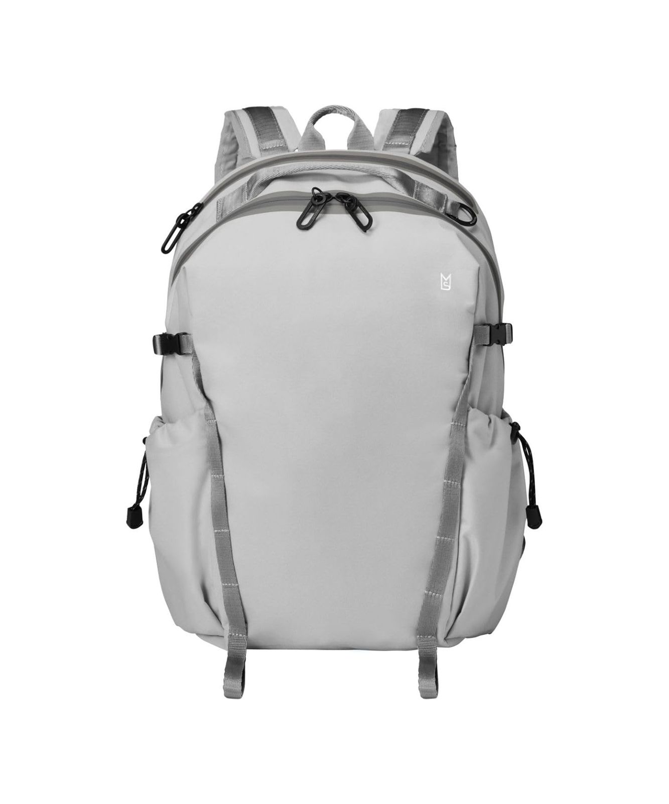 新品 MILESTO LIKID サイドバックルバックパック ライトグレー MLS843-LGY