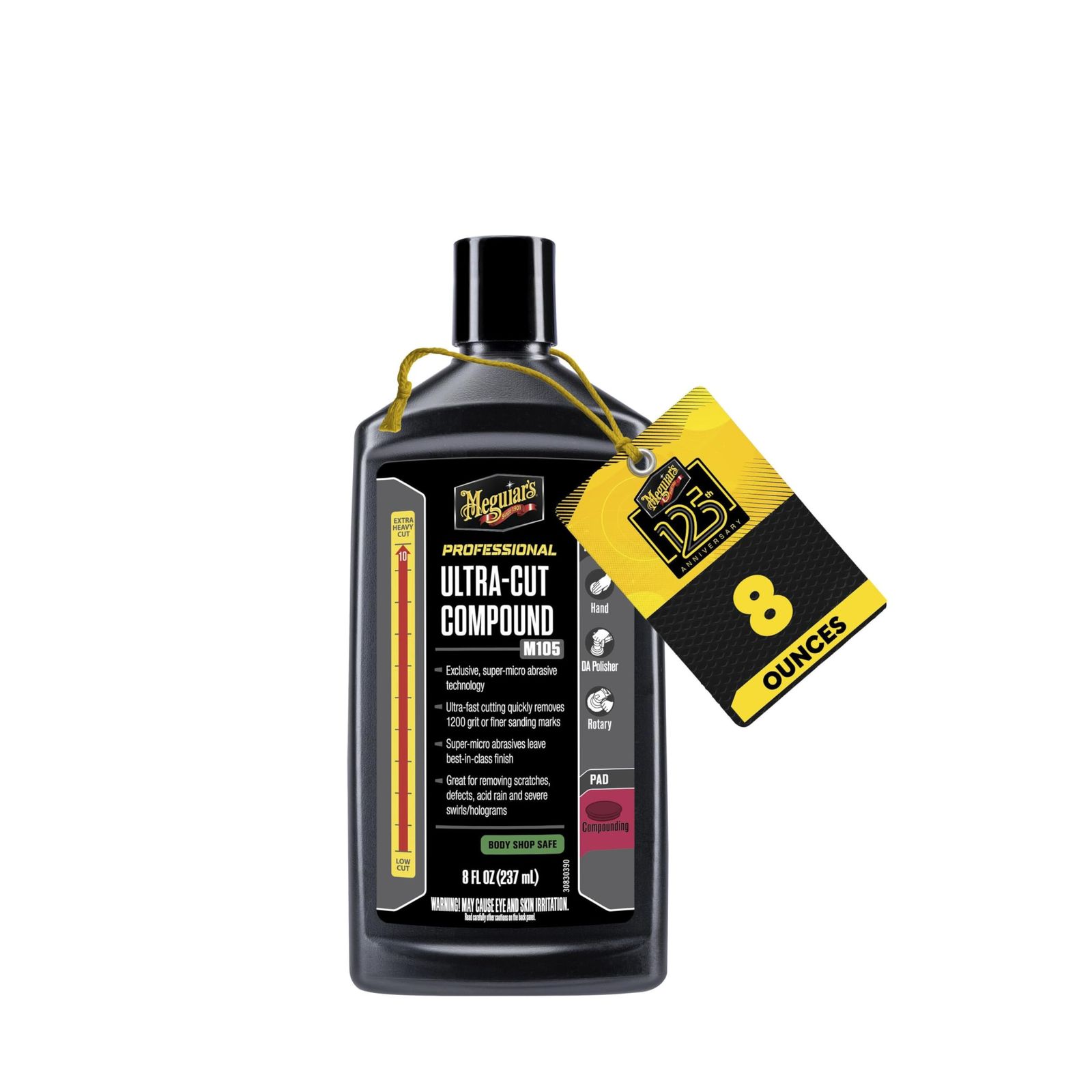 新品 Meguiar's M105 ミラー艶出しウルトラカット化合物 8オンス M10508