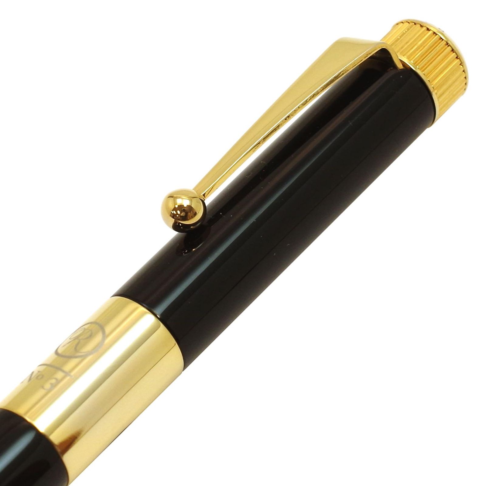 新品 ロメオ 伊東屋 ROMEO No．3ボールペン 細軸ブラック ／GT