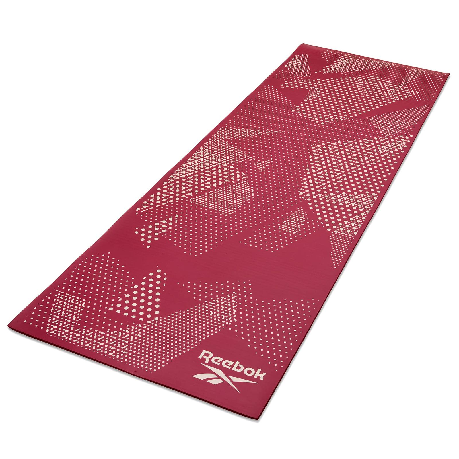 新品 Reebok(リーボック) フィットネスマット 7mm マルーンハーフトーン ヨガマット トレーニングマット エクササイズマット ヨガ ピラティス マット 厚め 幅広 防音