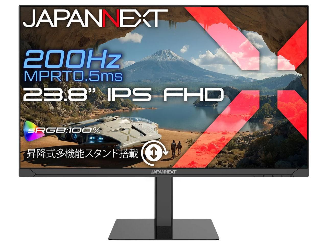 【新品・3営業日で発送】JAPANNEXT JN-IPS238G200F2-HSP(JN-IPS238G200F2-HSP)