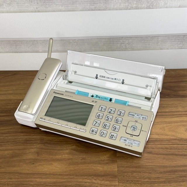 パーソナルファックス おたっくす 電話機 【中古】動作保証 Panasonic パナソニック KX-PD750 シャンパンゴールド / 517016