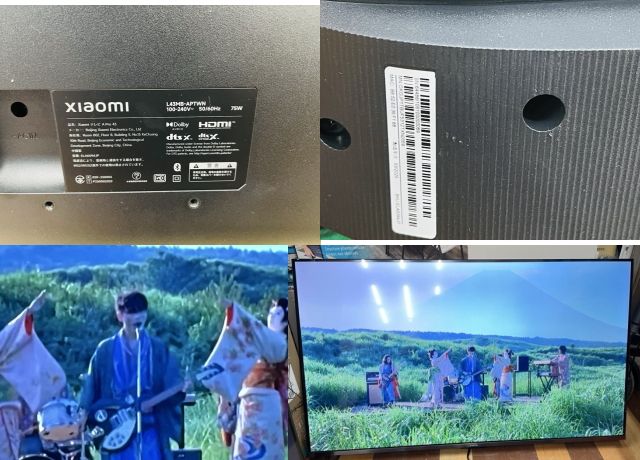 シャオミ 43インチ チューナーレステレビ 【中古】動作保証 xiaomi