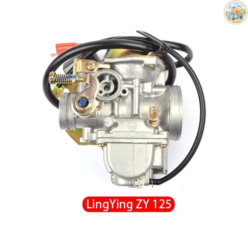 オートバイ用キャブレター LINGYING ZY125T-A-2A EAGLE PATROL EAGLE 125 シングルスロットルケーブルモデル
