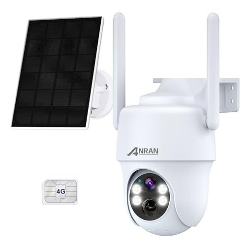 【最新4G防犯カメラ・wifi不要・SIM/SDカード内蔵】ANRAN 4g 防犯カメラ 屋外 ソーラー 電池式 2k画素 監視カメラ 見守りカメラ 4Gカメラ LTE通信 wifiなし SIMカメラ 夜間カラー ワイヤレス 完全無線 電源不 91d9ffda