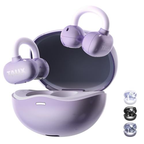TALIX（タリックス） Ultra Open Earbuds X6 OWS 2025年モデル | イヤーカフ イヤホン | オープンイヤー・落ちにくい | 超軽量4.8g・音漏れ抑制・ENC通話 | 空気伝導技術・耳を塞がない マルチペアリ 5a63c7ea