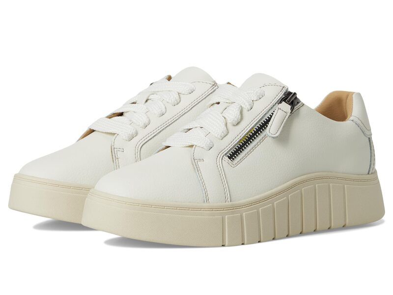 クラークス レディース シューズ スニーカー Clarks Mykah Joy Off White Leath オフホワイト