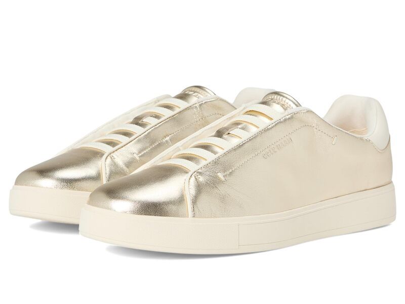 コールハーン レディース シューズ スニーカー Cole Haan Grandpro Luxe SlipOn Sneakersoft Gold Metal ゴールド
