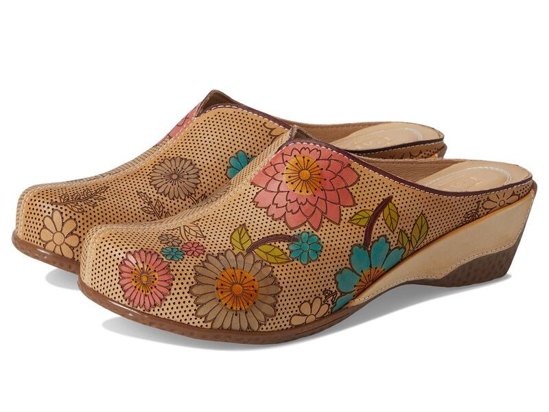 スプリングステップ レディース シューズ サンダル LArtiste by Spring Step Chienti Beige Multi ベージュ