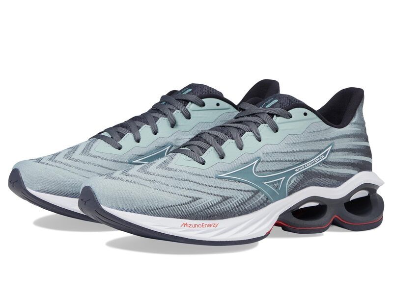 ミズノ メンズ シューズ スニーカー Mizuno Wave Creation 25 SSW Grey MistWhite ホワイト