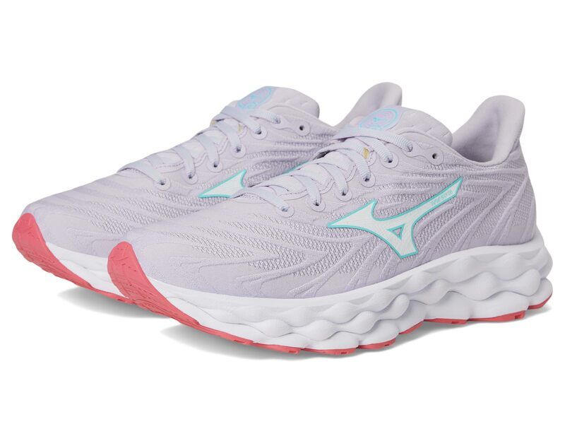 ミズノ レディース シューズ スニーカー Mizuno Wave Sky 8 ThistleWhite ホワイト