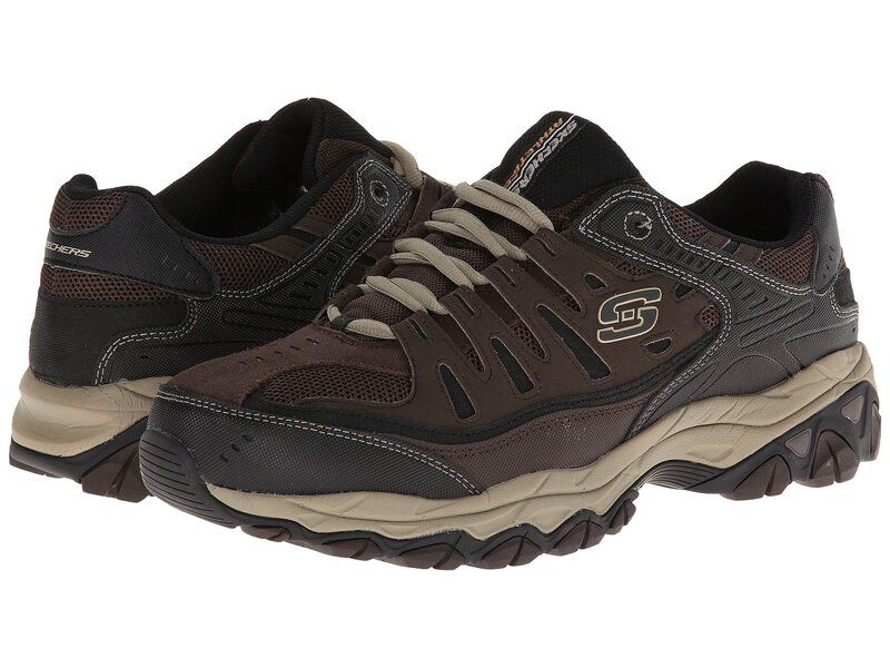 スケッチャーズ メンズ シューズ スニーカー SKECHERS Afterburn M Fit BrownTaupe ブラウン