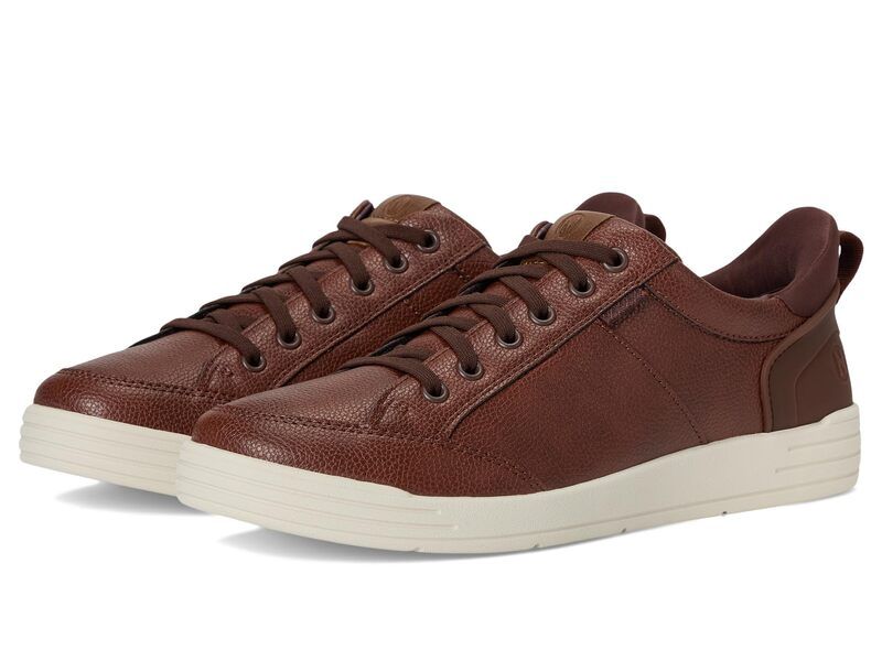 ノンブッシュ メンズ シューズ オックスフォード レース Nunn Bush Kore City Walk EZ Moccasin Toe LaceUp Lightweight EasyOn EasyOff Oxford Brandy