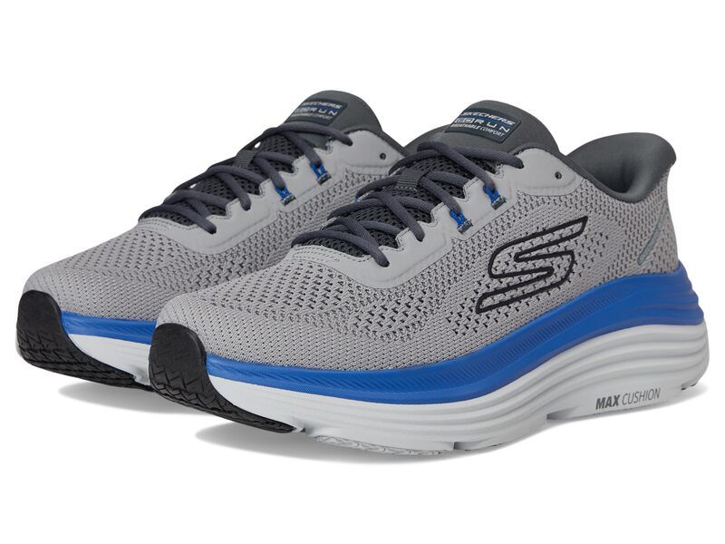 スケッチャーズ メンズ シューズ スニーカー SKECHERS Max Cushioning Endeavour SlipIn GrayBlue グレー