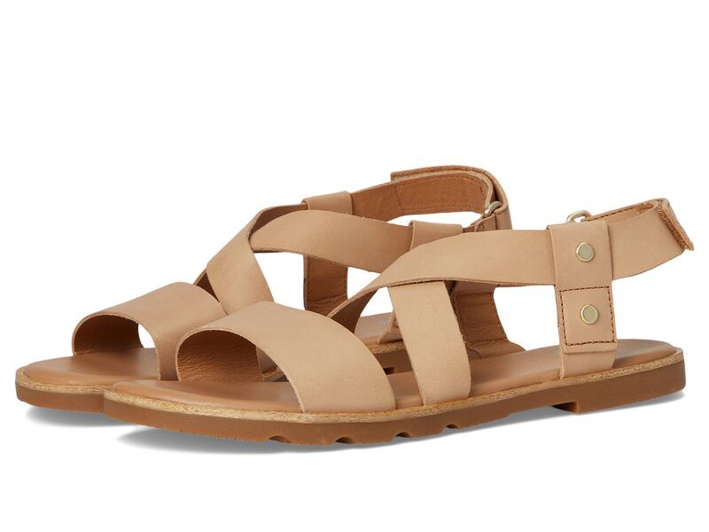 ソレル レディース シューズ サンダル SORELla III Crisscrossandals Honest BeigeGu ベージュ
