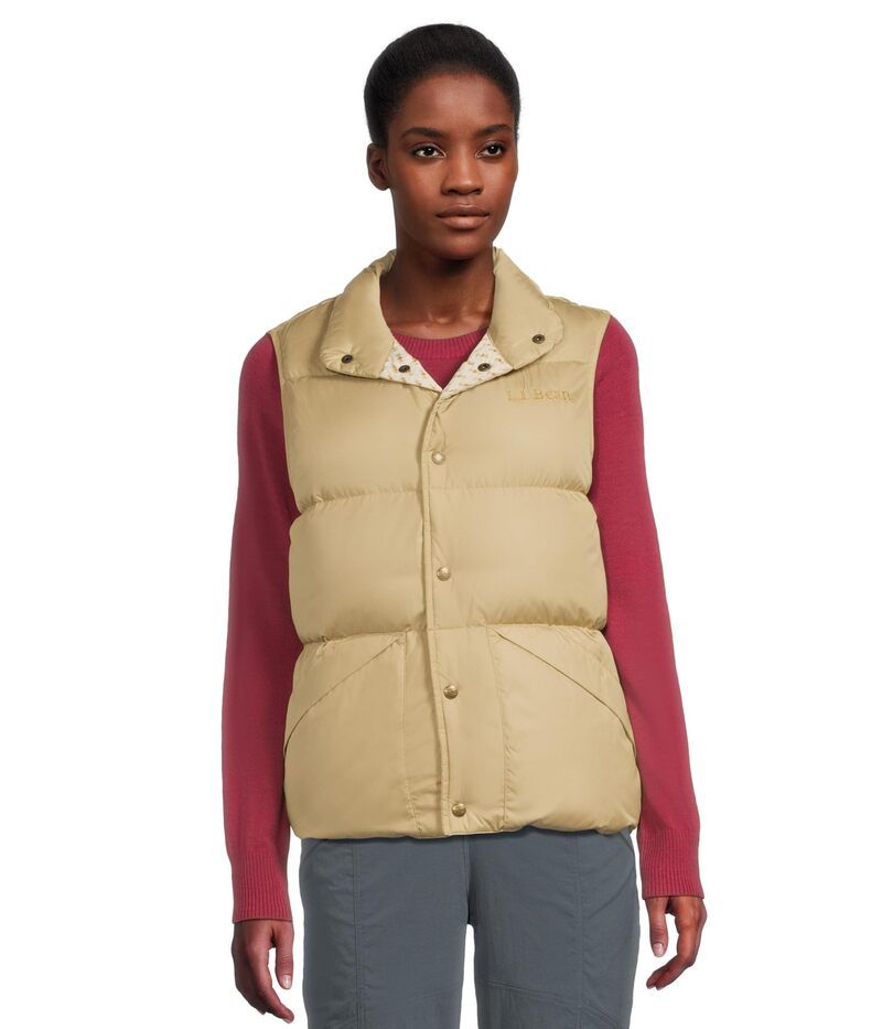 エルエルビーン メンズ アウター コート ベスト ダウン LLBean Trail Model Down Vest 82 Sandstone