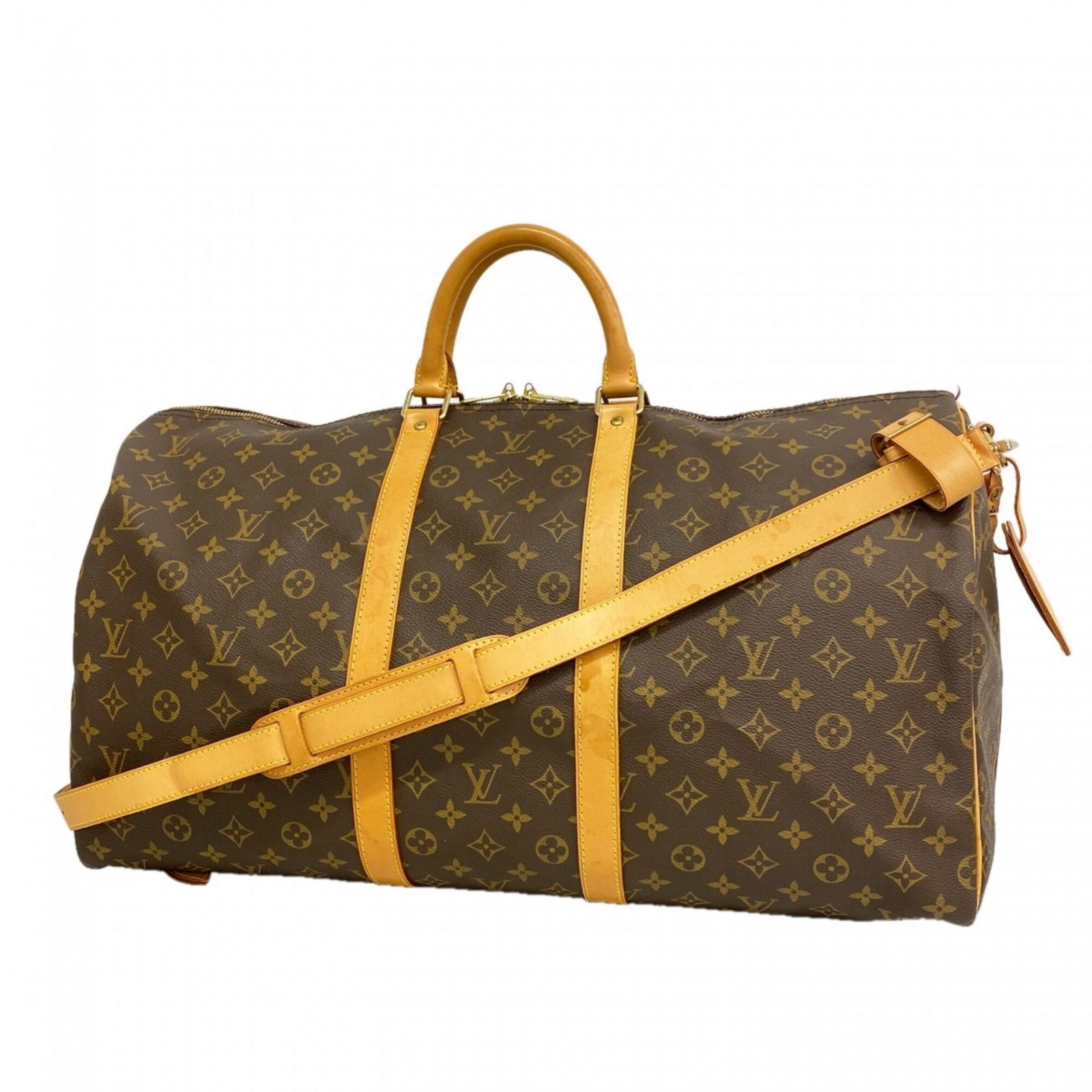 ルイ・ヴィトン(Louis Vuitton) ルイ・ヴィトン バッグ・ボストンバッグ モノグラム キーポルバンドリエール55 M41414 ブラウンメンズ レディース