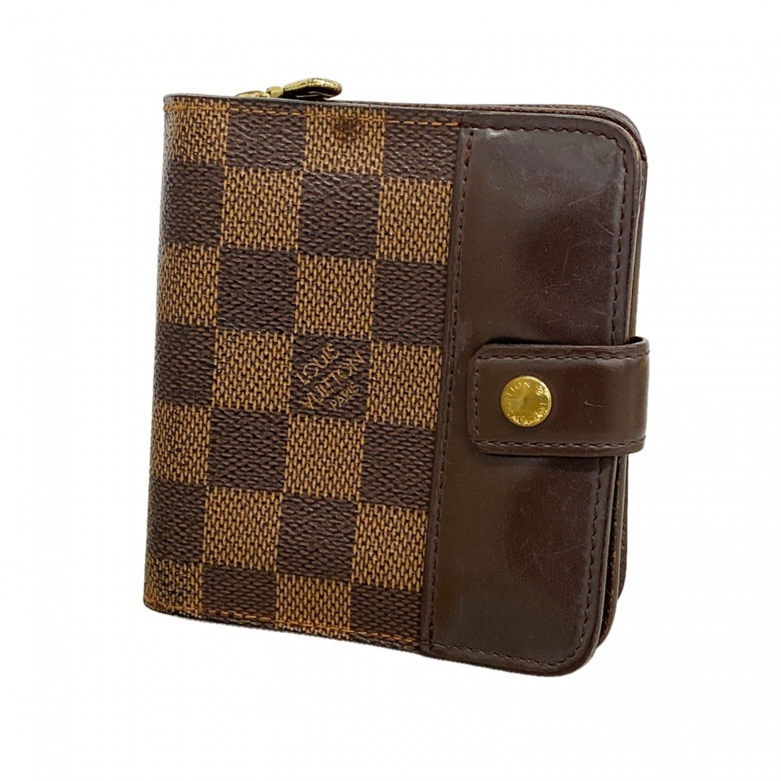 ルイ・ヴィトン(Louis Vuitton) ルイ・ヴィトン 財布 ダミエ コンパクトジップ N61668 エベヌレディース