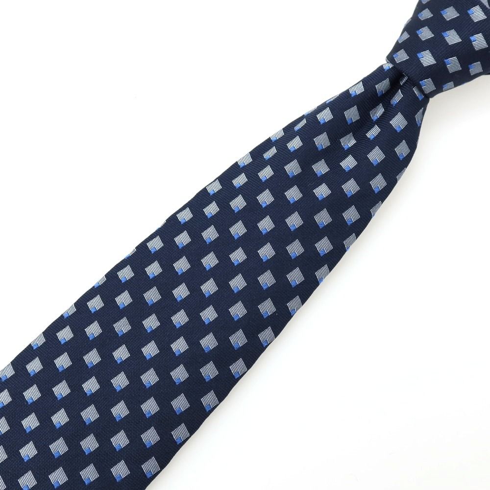 DRAKE'S ドレイクス ネクタイ  紺 【古着】【中古】【送料無料】 DRAKES - 【中古】ドレイクス DRAKES BARNEYS NEWYORK別注 シルク