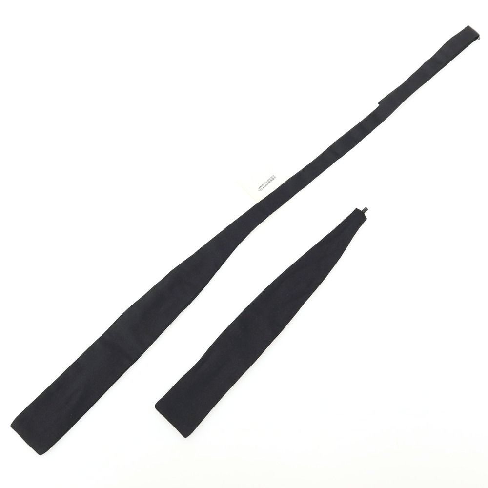 中古】サンローランパリ SAINT LAURENT PARIS シルク サテン ボウタイ