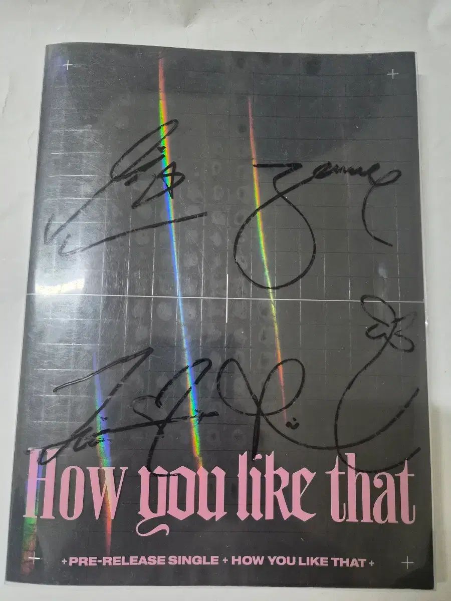 BLACKPINK(ブラックピンク・ブルピン) How You Like That サイン cd 投稿してみます