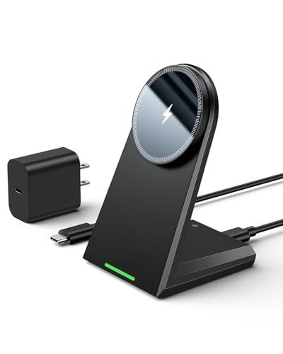 NANAMI Qi2充電器 最大25W出力 MagSafe充電対応 ワイヤレス充電器 iPhone 17/16/15(Pro/Max/Plus)/Air Pixel 10 Galaxy S26/S25 AirPods Pro3/2 マグネット d0c376fb