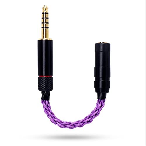 okcsc 変換ケーブル バランス接続ケーブル ジャック 変換 4.4mm 五極（オス）→ 3.5mm 三極（メス）8芯 10cmt 0a9d121a